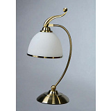 Настольная лампа с абажуром Brizzi MA 02401T/001 Bronze