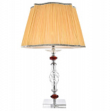 Настольная лампа декоративная Crystal Lux Catarina LG1 Gold/Transparent-Cognac