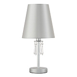 Настольная лампа декоративная Crystal Lux Renata LG1 Silver