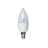 Лампа Elvan E14-7W-6000К-C37candle