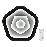Светильник накладный светодиодный Fametto DLC-N504 62W IRON/WHITE с пультом д/у
