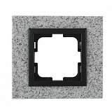 Рамка 1-постовая Mono Electric Style Granit белый гранит 107-600000-160