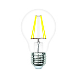 Лампа филаментная Volpe LED-A60-9W/4000K/E27/CL/SLF